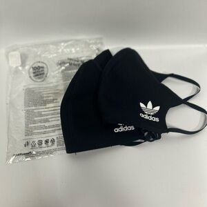 Adidas Black Masks with White Logo